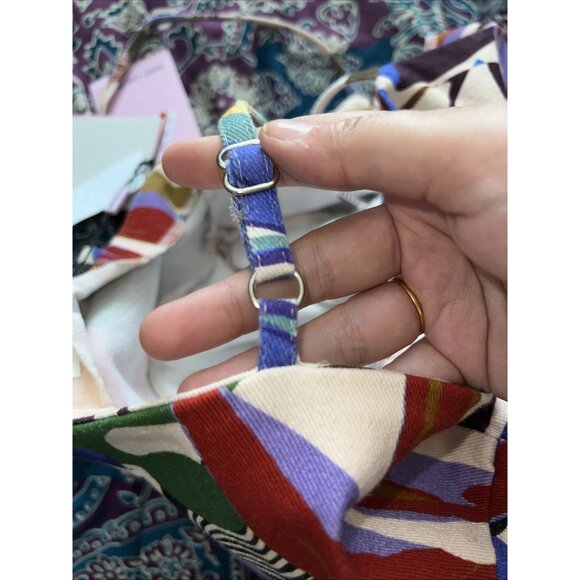 Avec les Filles Y2K Women's Printed Leaf Square-Neck Bodycon Mini Dress NWT 10 - Picture 8 of 9